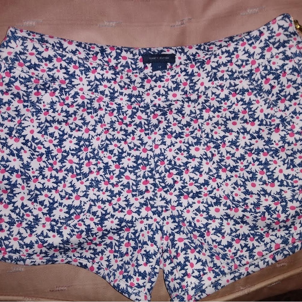 Tommy Hilfiger Floral Shorts Girls Size 12